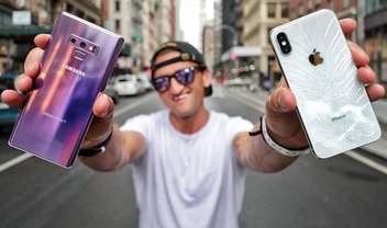 Note 9 vs iPhone X: vídeo compara filmagens feitas com cada dispositivo