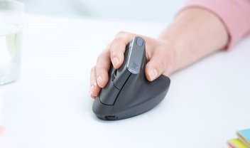 Logitech lança mouse vertical que reduz até 10% da atividade muscular