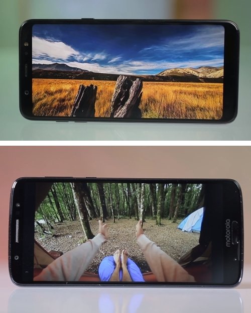 Moto G6 Plus vs Galaxy A6+