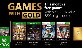 Games With Gold de setembro tem Prison Architect, LEGO Star Wars 3 e mais