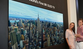 LG revela primeira TV OLED 8K do mundo (e ela tem 88 polegadas)