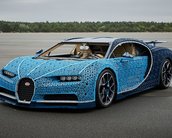 LEGO constrói réplica funcional em tamanho real de um Bugatti Chiron