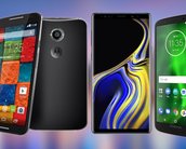 Top 10 com os smartphones mais buscados no Comparador do TecMundo em agosto