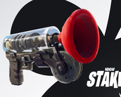 Novo item de Fortnite é uma arma de gancho capaz de lançar o jogador no ar