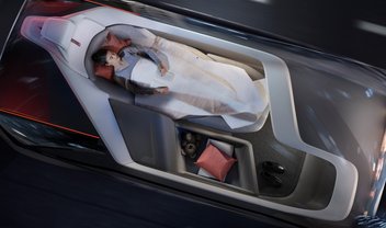 Carro-conceito Volvo 360c é uma cama sobre rodas para substituir o avião