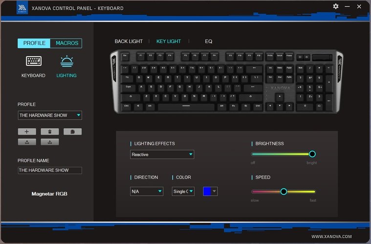 Software Xanova Control Panel