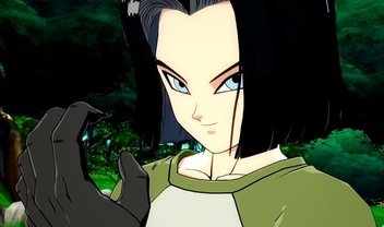 Androide 17 mostra que sabe lutar bem sozinho em Dragon Ball FighterZ