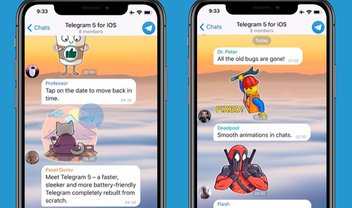 Telegram para iOS recebe atualização depois de ser reprojetado do zero