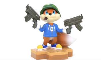 Banjo e Conker vão ser transformados em bonecos da linha Totaku