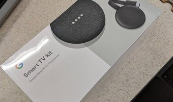 Foto vazada mostra kit “Smart TV” com Chromecast e Google Home Mini