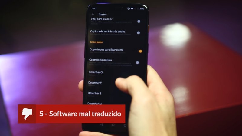 OnePlus 6 Prós e Contras