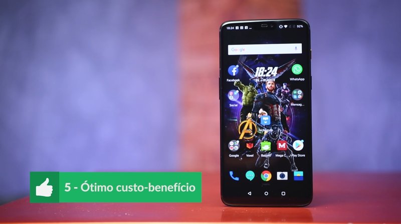 OnePlus 6 Prós e Contras