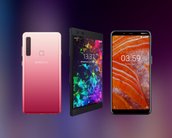 Veja as fichas técnicas do novos Galaxy A9, Razer Phone 2 e Nokia 3.1 Plus