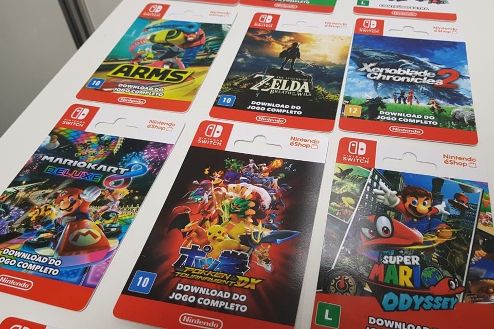 americanas - Com os Gift Cards Nintendo Switch você