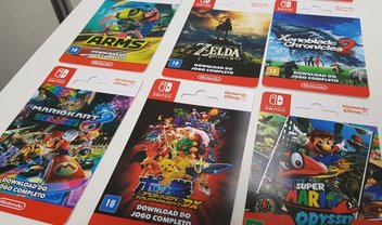 Nintendo começa a vender cartões com jogos e serviço online no Brasil