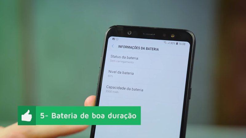 Galaxy A6+ prós e contras