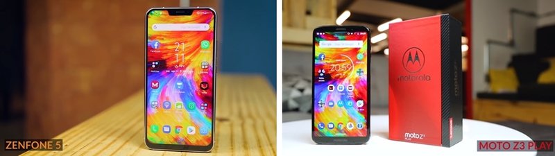 ASUS Zenfone 5 vs Moto Z3 Play