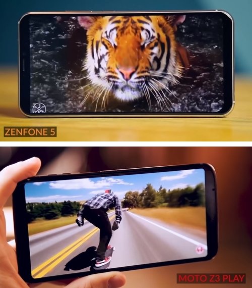 ASUS Zenfone 5 vs Moto Z3 Play