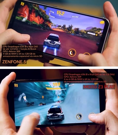ASUS Zenfone 5 vs Moto Z3 Play