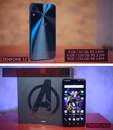 ASUS Zenfone 5z vs OnePlus 6