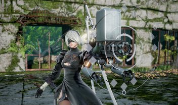 2B, de NieR: Automata, ganha diversas novas imagens em SoulCalibur VI