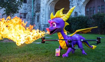 Activision cria Spyro em formato de drone que cospe fogo e fala