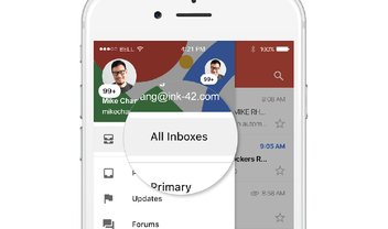 Gmail atualiza função que permite agrupar e-mails para aparelhos iOS