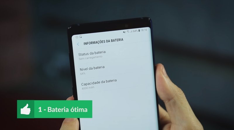 Galaxy Note 9 prós e contras