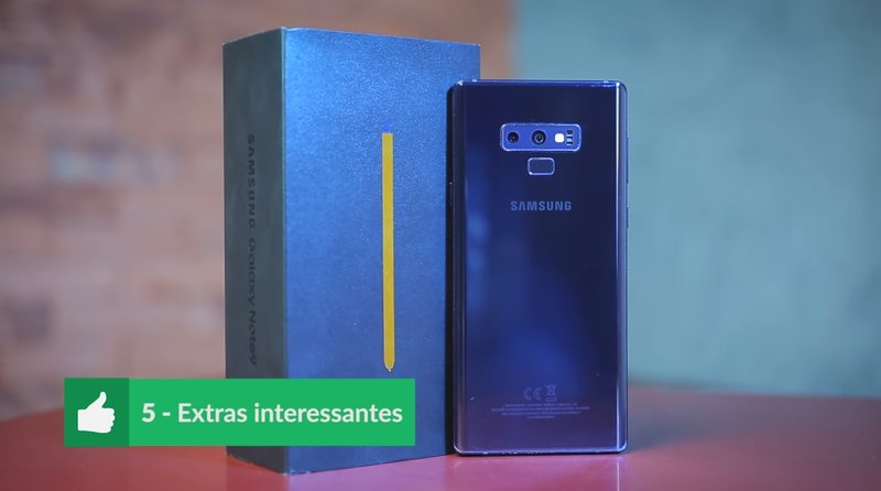 Galaxy Note 9 prós e contras