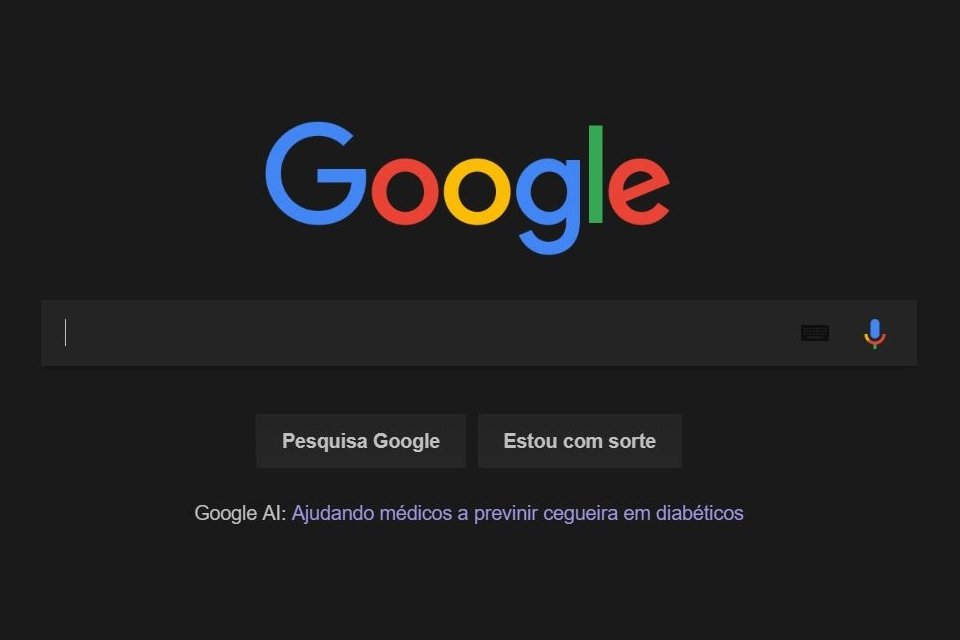 Google chrome apareceu com tema escuro do nada, não é confortavel