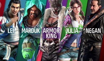 Armor King, Marduk e Julia se juntam ao elenco de Tekken 7