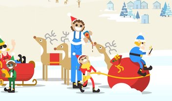 “Siga o Papai Noel” da Google ganha um novo game natalino