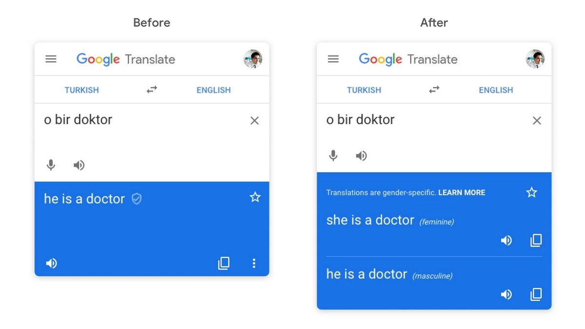 Google quer combater estereótipos de gênero no Google Tradutor - TecMundo Google quer combater estereótipos de gênero no Google Tradutor - TecMundo