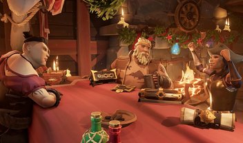 Nova atualização de Sea of Thieves trará o Natal para os piratas