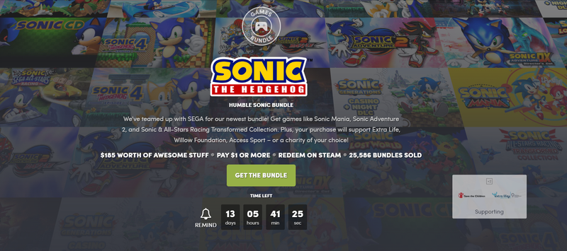 Sonic Humble Bundle