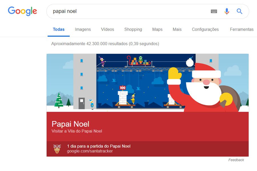 Natal: ferramentas online mostram onde o Papai Noel está agora