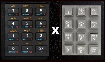 Por que calculadoras e telefones têm teclados numéricos diferentes?