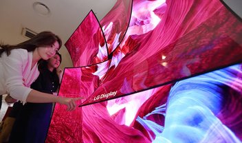 LG apresenta nova TV monstro 8K de 88 polegadas com som que sai da tela