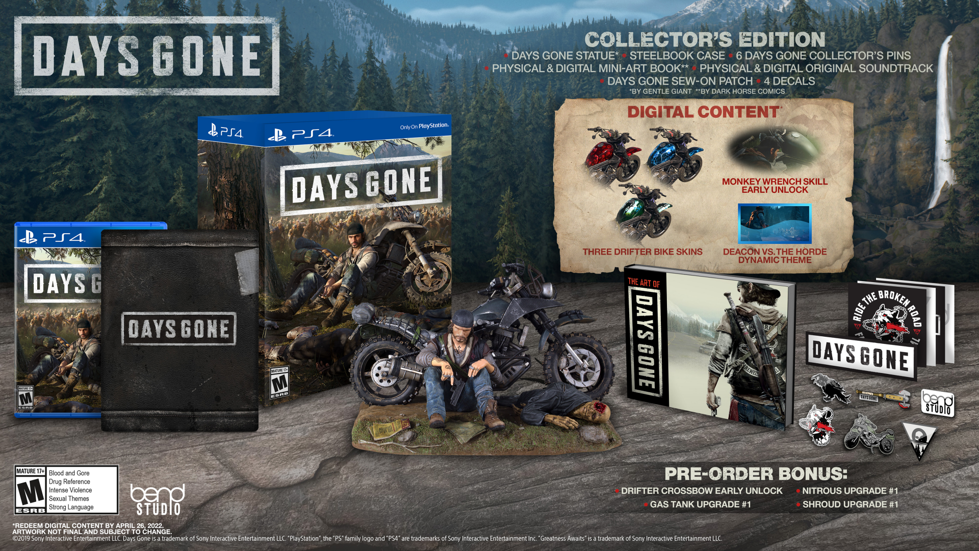 Days Gone PS4 Game Jogo Físico