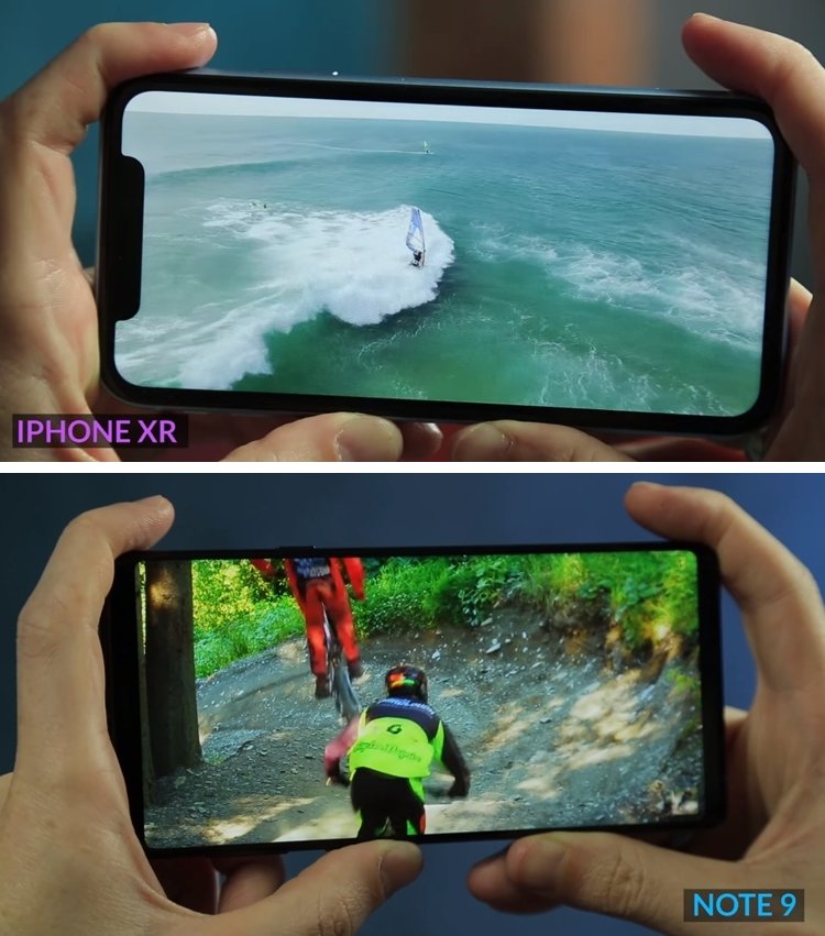 iPhone Xr vs Galaxy Note 9