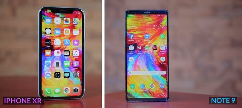 iPhone Xr vs Galaxy Note 9