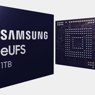 Imagem de Samsung apresenta chip de memória interna de 1 TB para smartphones
