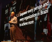 Satya Nadella visita Brasil e anuncia parceria de Microsoft, SESI e Senai