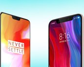 Xiaomi Mi 8 e OnePlus 6 estão mais baratos em nova promoção