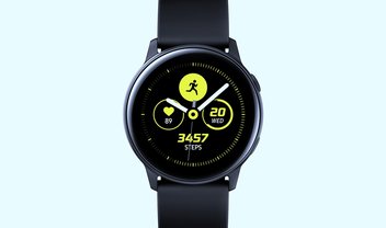 Novo Galaxy Watch Active mede pressão sanguínea e batimento cardíaco