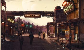 The Outer Worlds: arte da tela de loading reflete suas escolhas no game