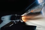 Imagem de Nave da Virgin Galactic decola com primeira passageira de turismo espacial