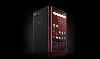 Nova versão do Blackberry Key2 é vermelha e tem mais armazenamento