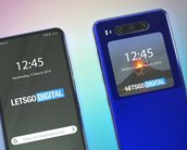 Patente da Huawei revela smartphone com tela secundária quadrada atrás