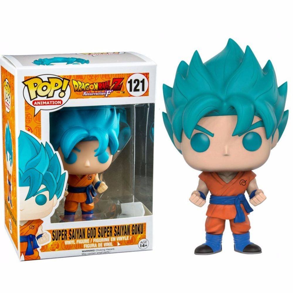 Boneco Dragon Ball Goku Ssj Blue Azul Z Super Dragonball Figura